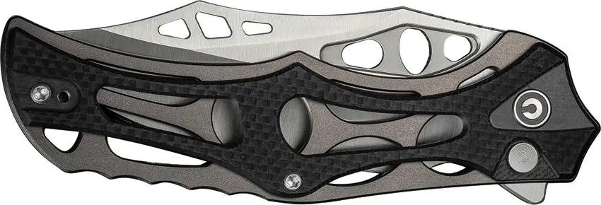 Civivi Biophase Button Lock Knife For Everyday Carry With Premium Nitro V Clip Point Blade And G10 Overlay by Civivi
