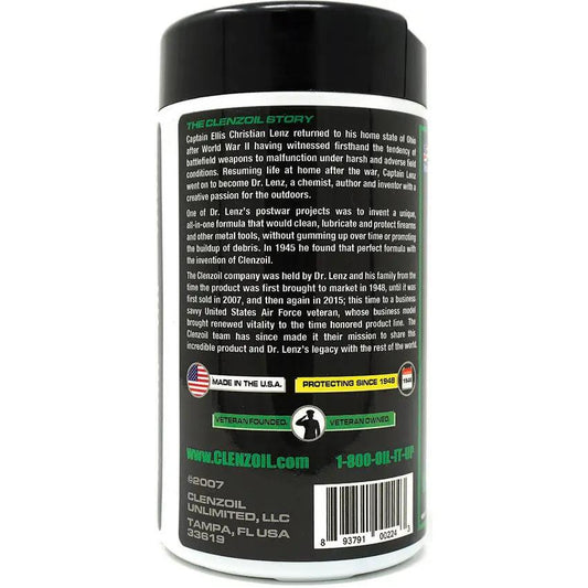 Clenzoil Field And Range Wipes For Guns And Shooters Cleans Protects Lubricates Prevents Rust 50 Premium Wipes by Clenzoil