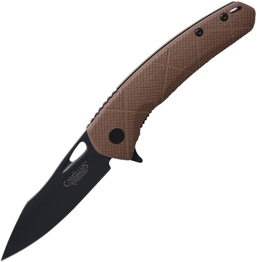 Camillus Blaze Linerlock Brown 19808