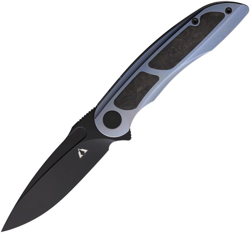 CMB Made Knives Knight Framelock Blue CMB07B by CMB Made Knives