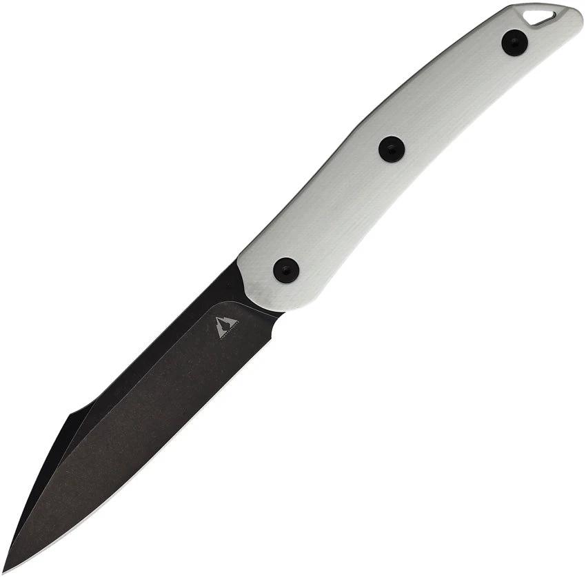 CMB Made Knives Kisame Fixed Blade White/Blk CMB-FB01B by CMB Made Knives