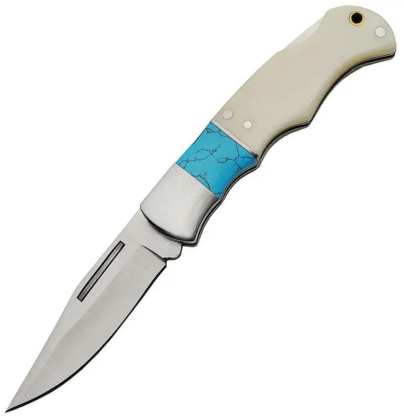 Rite Edge Lockback White Bone 211449-BO by Rite Edge