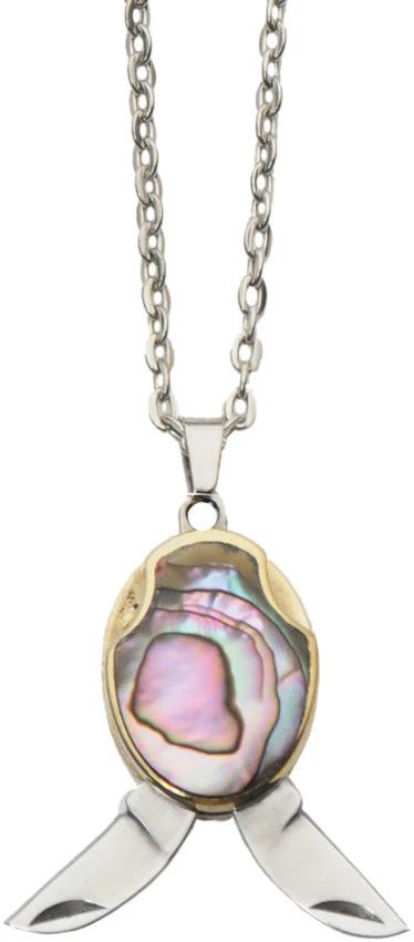 Rite Edge Abalone Shell Blade Necklace 211583-AS by Rite Edge