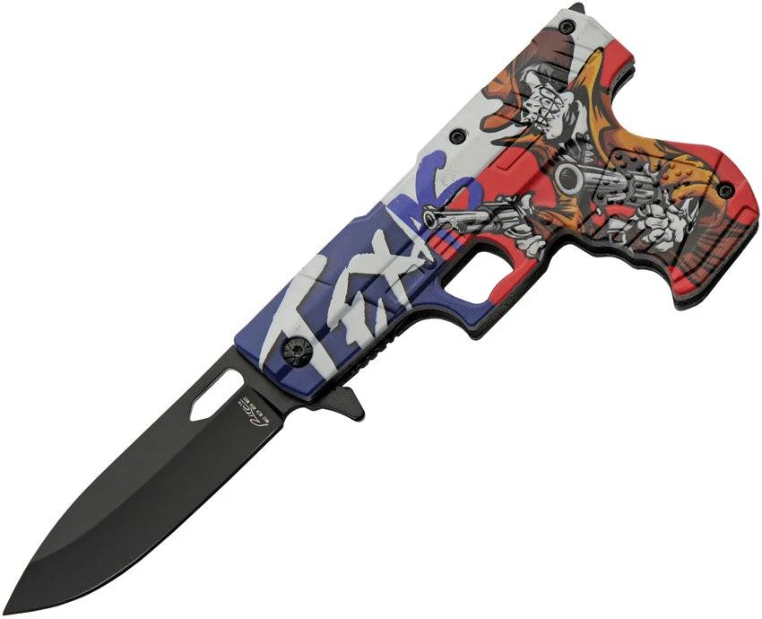 Rite Edge Gun Linerlock A/O Texas 300227-TE by Rite Edge