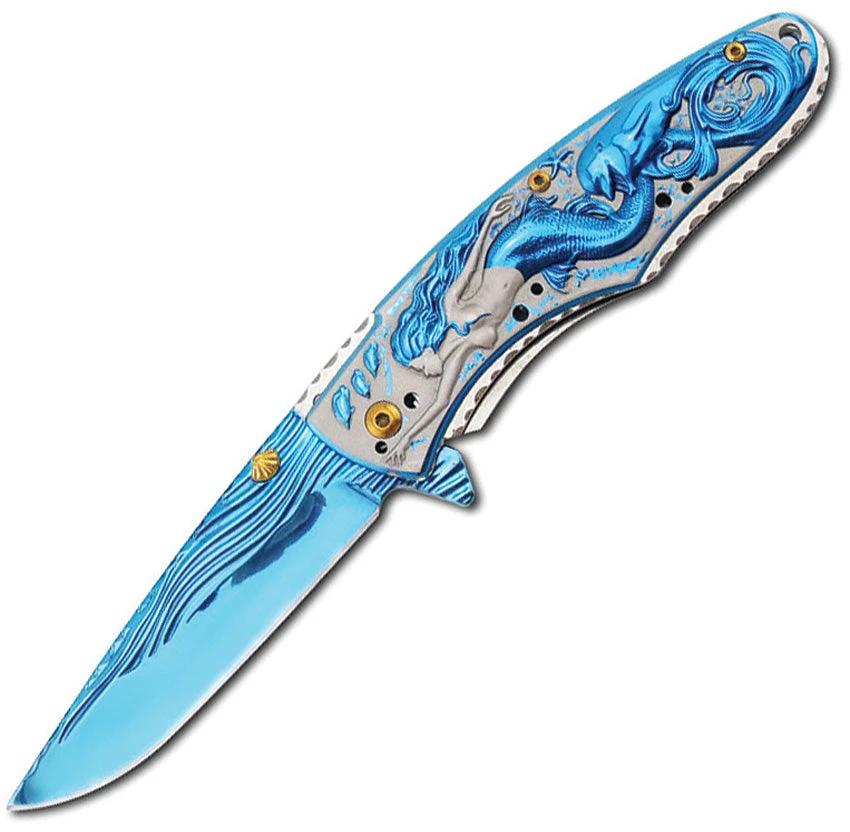Rite Edge Mermaid Linerlock Blue A/O 300399-BL by Rite Edge