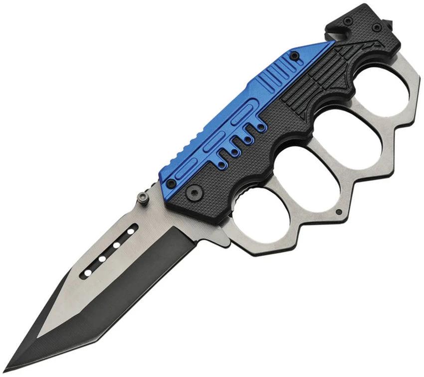 Rite Edge Combat Trench Linerlock Blue 300459-BL by Rite Edge