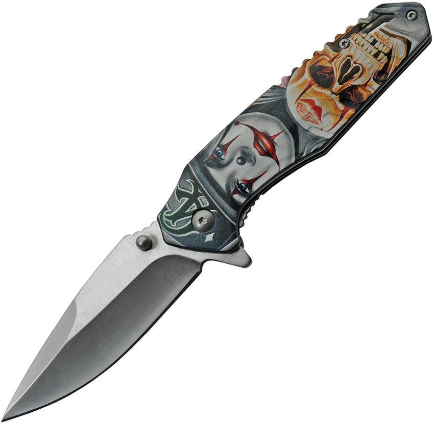 China Made Skull Linerlock 300518 by China Made
