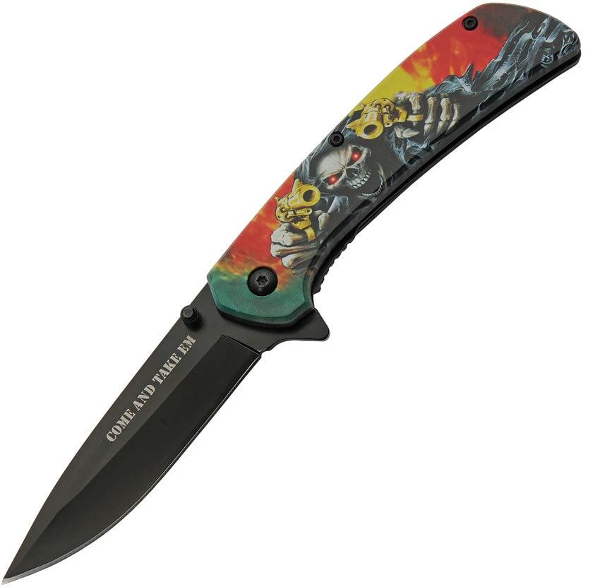 Rite Edge Reaper Linerlock A/O Red 300589-RD by Rite Edge