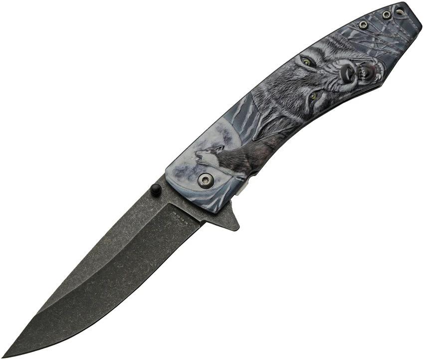 Rite Edge Dark Moon Linerlock A/O Gray 300605-BK by Rite Edge