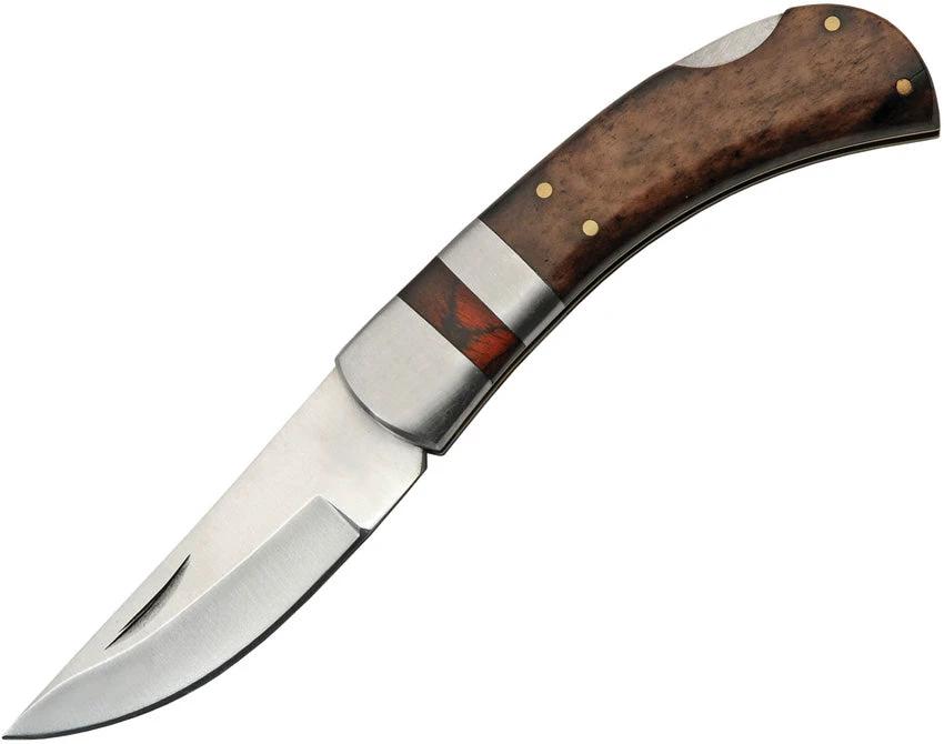 Rite Edge Single Bolster Lockback Brown DH-8001BR by Rite Edge