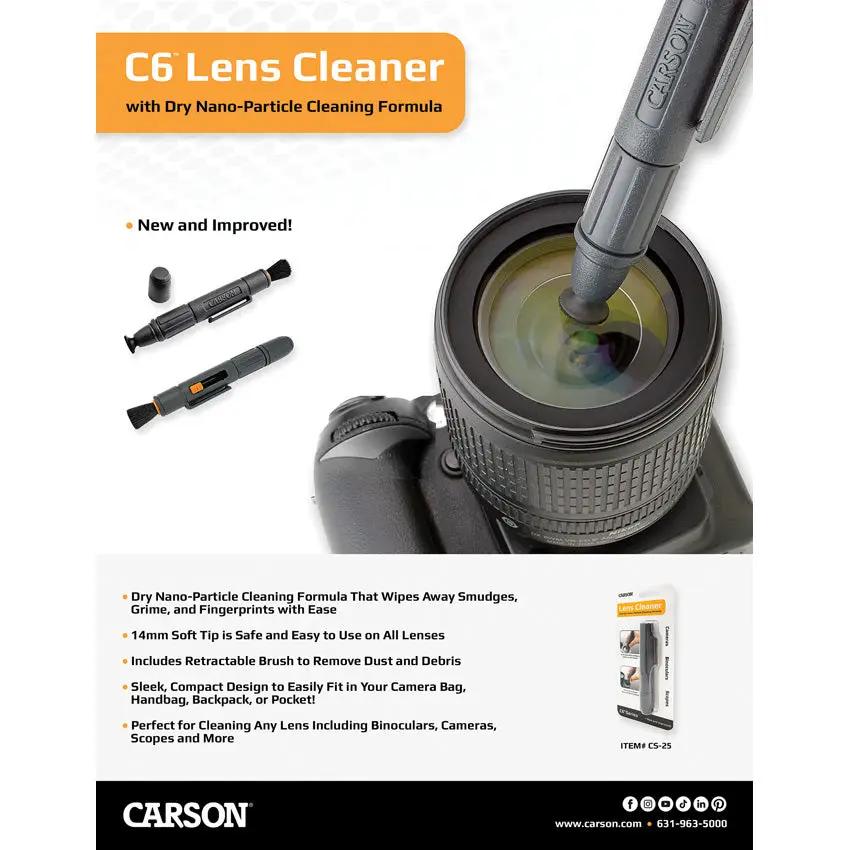 Carson Optics Lens Cleaner CS25 For Photographers And Stargazers With Dry Nano Particle Formula by Carson Optics