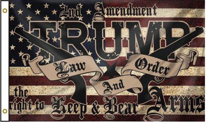 Flags 2nd Amendment Trump SCOCAP8A by Flags