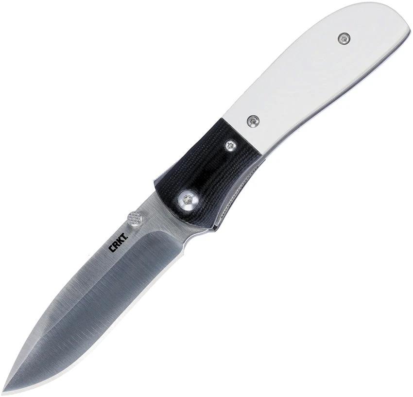CRKT M4-02M Liner Lock Folding Knife By Kit Carson For EDC Enthusiasts Satin 8Cr13MoV Blade by CRKT