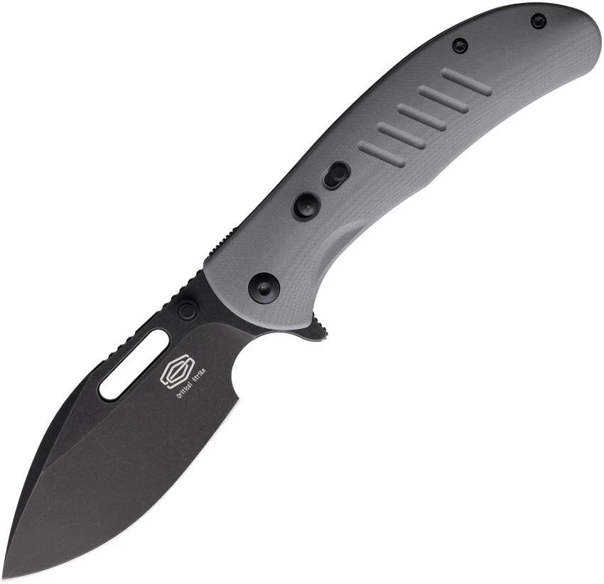 Critical Strike Zulu Button Lock Gray BSW TL505-GRBW by Critical Strike