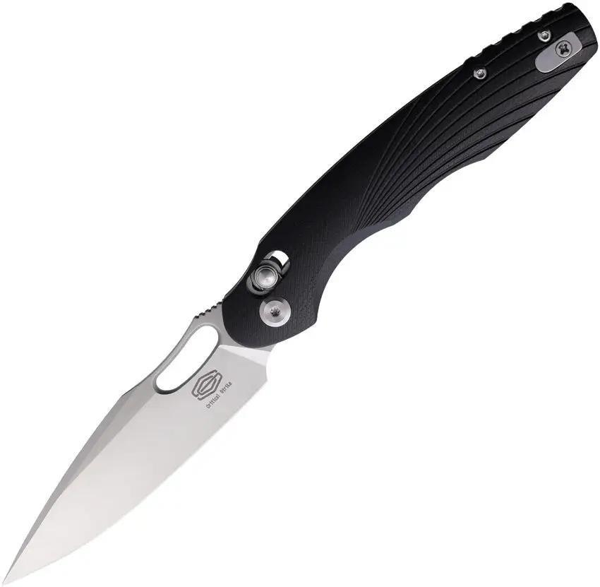 Critical Strike X501 Slide Lock Knife for EDC Durable VG10 Blade with Pocket Clip Black G10 by Critical Strike