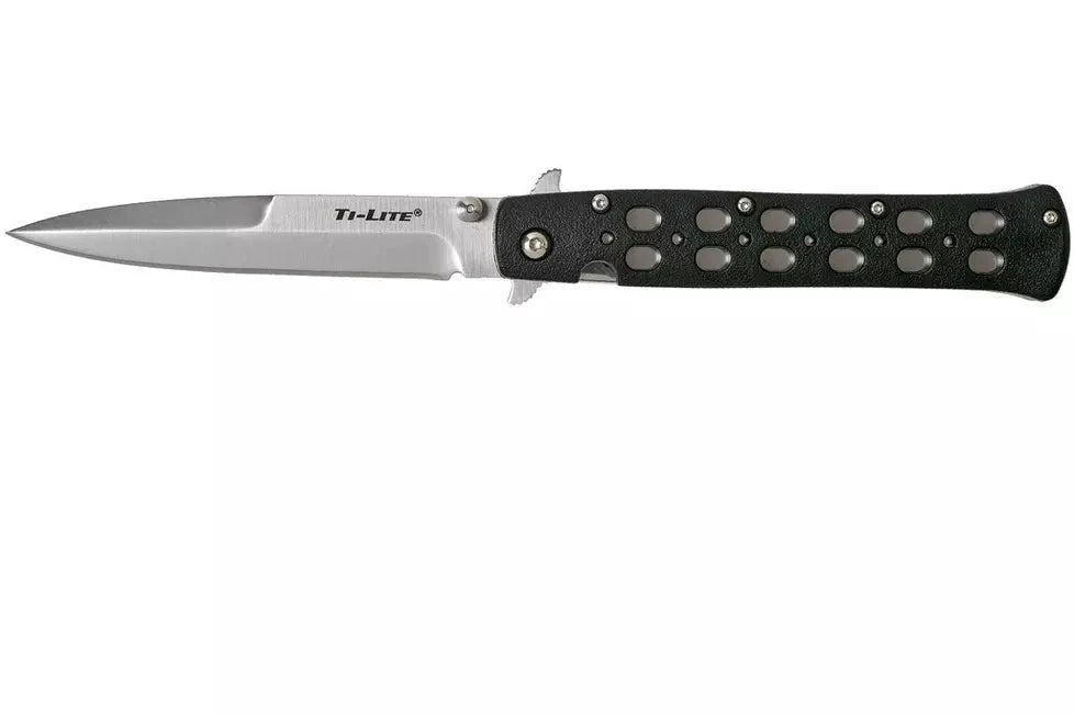 Cold Steel Ti-Lite Linerlock Knife Compact With AUS-8A Blade And Zy-Ex Handle For EDC by Cold Steel