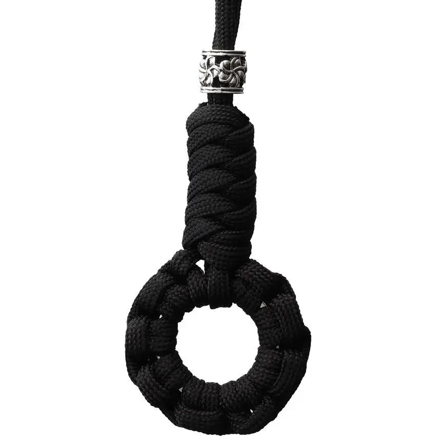 Coeburn Paracord Lanyard With Ring 6 Inch Durable Cobra Knot Snake Knot Black For Outdoor Enthusiasts by Coeburn Tool