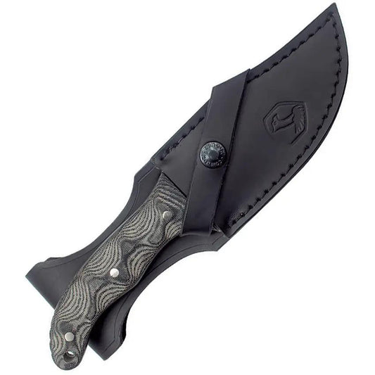Condor Little Bowie Knife CTK1821 4.63 Inch 1075HC Clip Point Satin Finish Micarta Full Tang Survival EDC by Condor