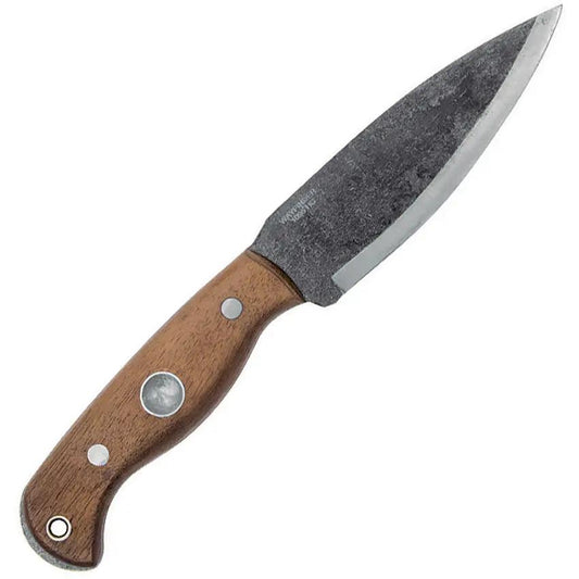 Condor Wayfinder Knife 1095HC Fixed Blade Full Tang Walnut Handle For Rugged Outdoor Enthusiasts by Condor