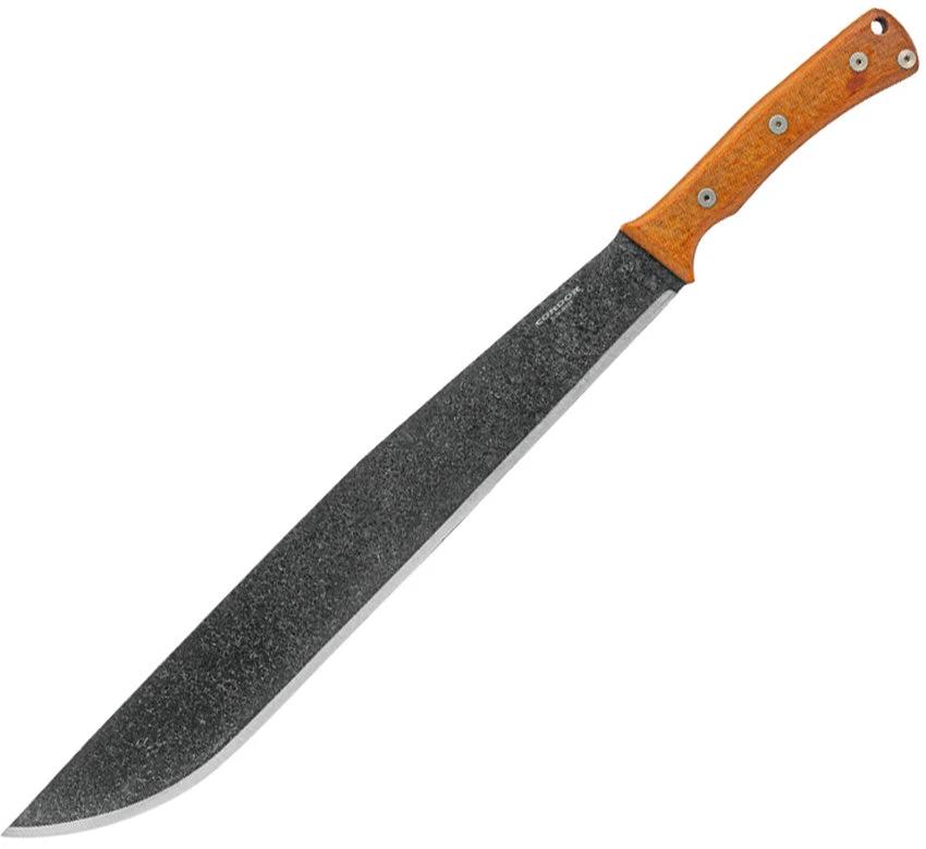 Condor Mountain Pass Machete 15.5in Convex Grind 1075HC Steel Full Tang Bushcraft Enthusiasts by Condor