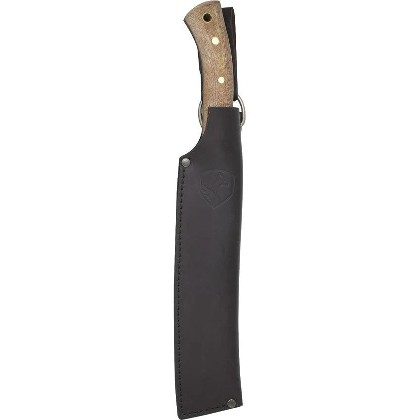 Condor Cambodian Machete CTK3929 16.5in Full Tang 1075HC Blade Canvas Micarta Handle For Bushcraft by Condor