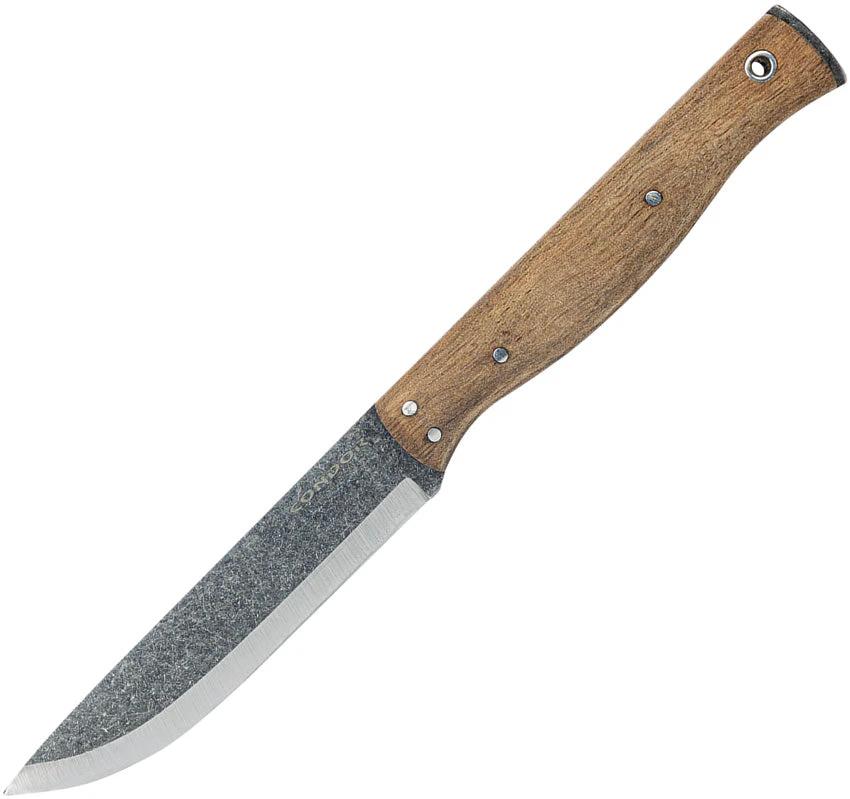 Condor Narrowsaur Fixed Blade Knife With Scandi Grind 1095HC Blade Walnut Handle Belt Sheath For Outdoor Survival by Condor