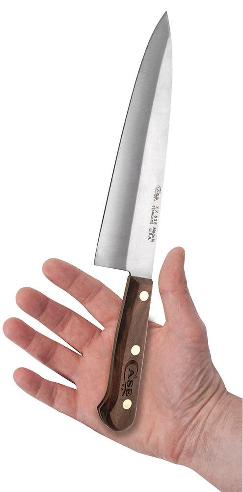 Case Household Cutlery 8" Chef’s Knife – Solid Walnut Handle by Case Cutlery