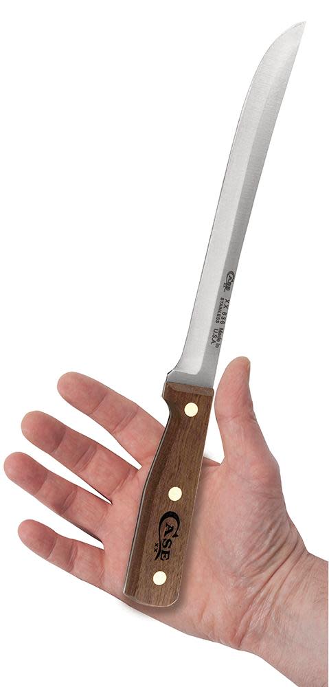 Case Household Cutlery 9" Slicing Knife – Solid Walnut Handle