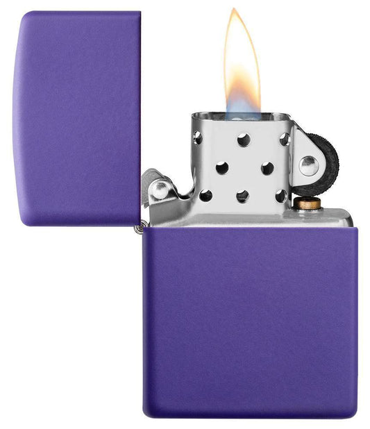 Zippo Classic Purple Matte Windproof Lighter by Zippo