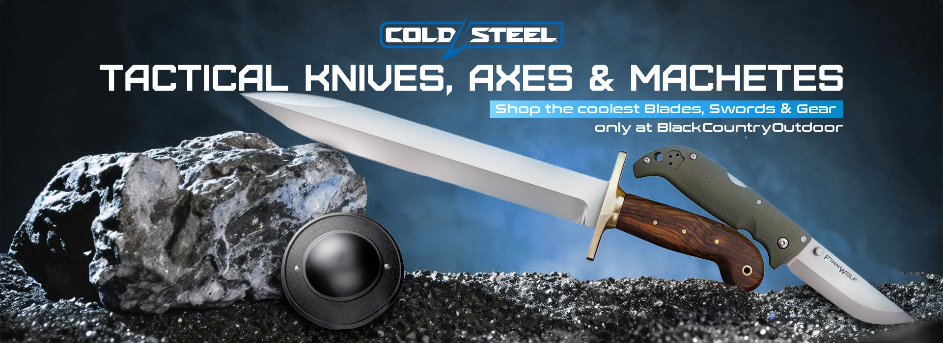 Cold Steel: Tactical Knives, Axes & Machetes, Shop the coolest Blades, Swords, and Gear β only at BlackCountryOutdoor