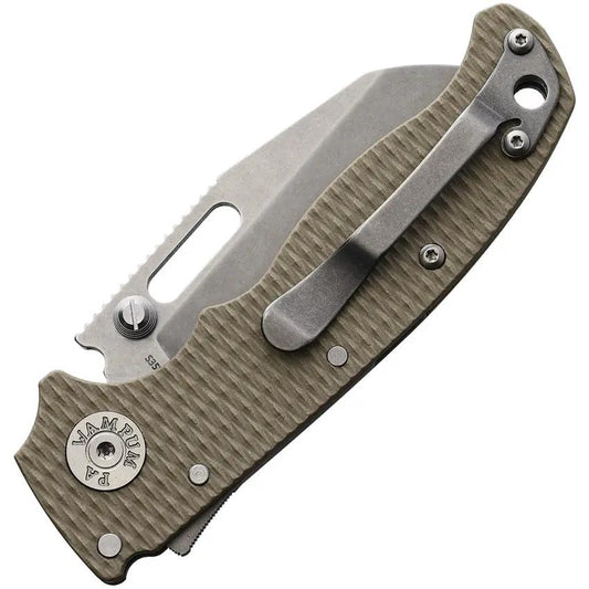 Demko AD 20 Point 5 Shark Lock Knife S35VN Tan G10 EDC Tactical For Enthusiasts by Demko