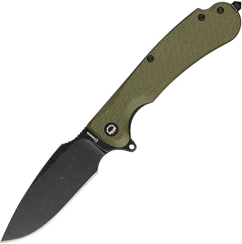 Daggerr Knives Fielder Linerlock Olive FDFRNOLBW by Daggerr Knives