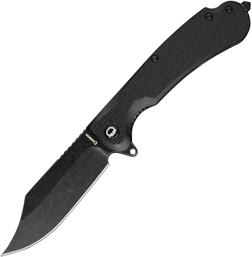 Daggerr Knives Powie Linerlock Black PWFRNBKBW by Daggerr Knives