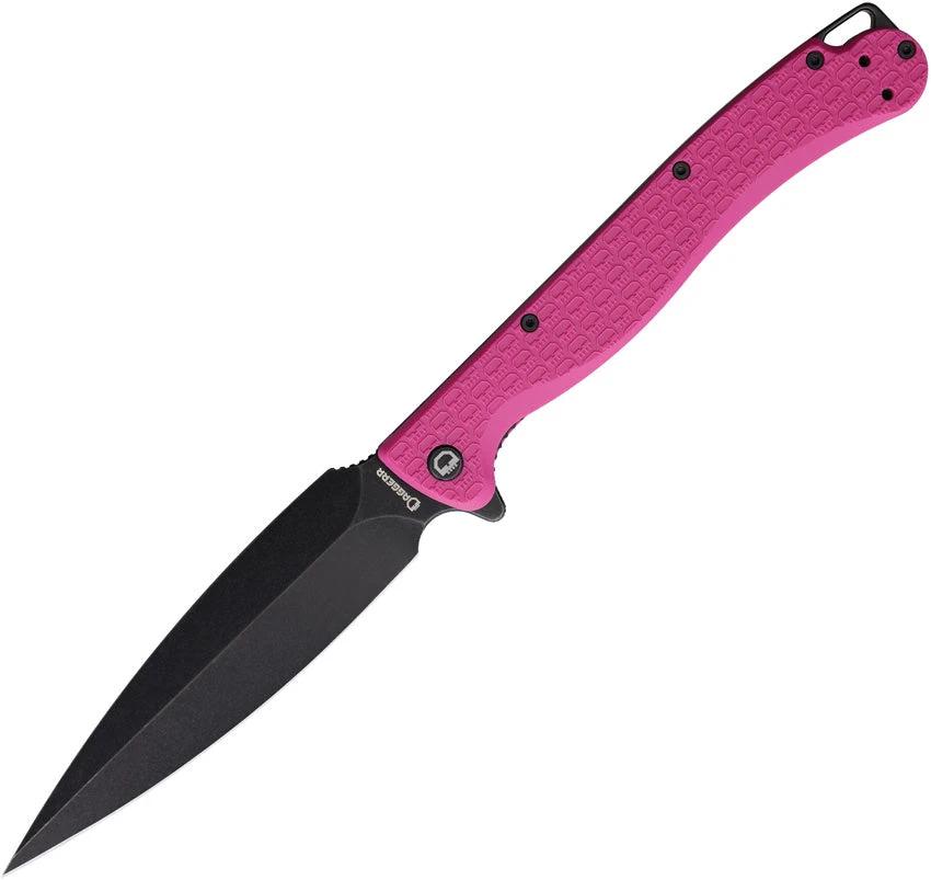 Daggerr Knives Vendetta Linerlock Pink BSW VDFRNPNKBW by Daggerr Knives