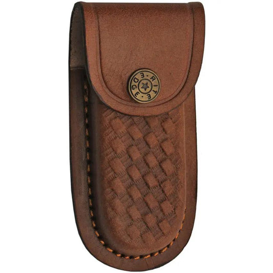 IronForge Damascus Lockback Wood DM-1213 - 3.75in Closed, 2.75in Damascus Clip Point Blade, Wood Handle by Damascus