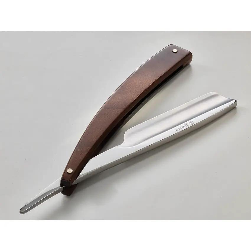 Dovo Five Eighths Straight Razor Walnut Handle Premium Carbon Steel Satin Blade For Professional Barbers by Dovo