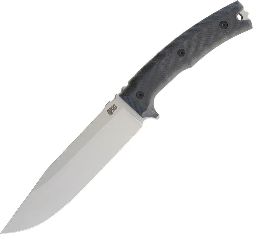 APOC Demko Bowie KD40021 Fixed Blade Bowie Knife 6.75in Titanium Coated D2 Blade for Outdoor Enthusiasts by APOC