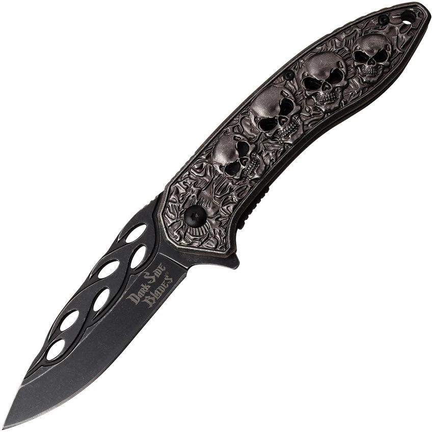 Dark Side Skull Linerlock A/O DS-A055SW by Dark Side