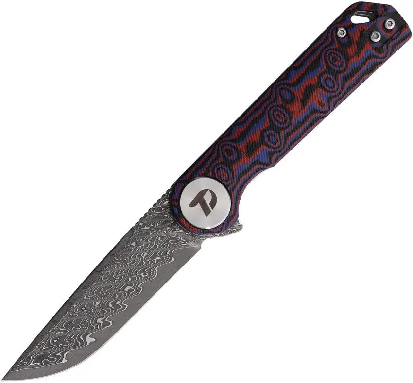 Dreamtech Linerlock Damascus Red D3897MRD by Dreamtech