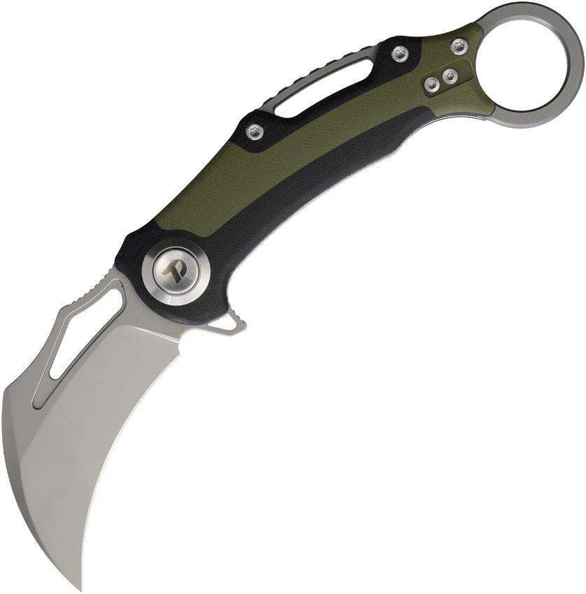 Dreamtech Button Lock Karambit Blk/Gn D4221GBG by Dreamtech