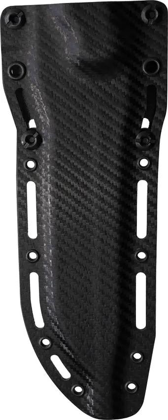 Dawson Knives Reaper Fixed Blade - MagnaCut Monsoon Finish Drop Point Blade with Black Blue G10 Handle Full Tang by Dawson Knives