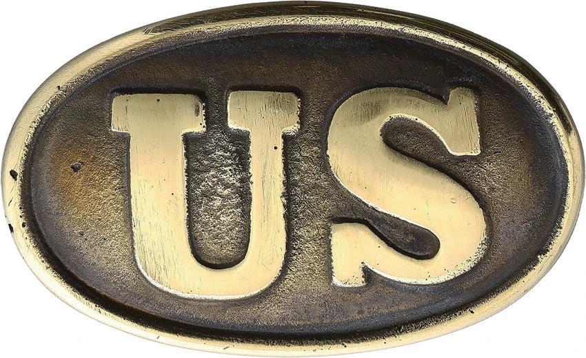 Denix Union Civil War Belt Buckle 16-06 Brass Construction Replica 3.25 x 2 Inches for Display and Collecting by Denix
