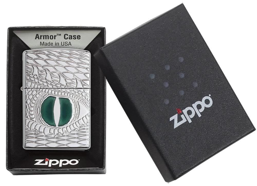 Dragon Eye Zippo Lighter – Armor® High Polish Chrome by Zippo
