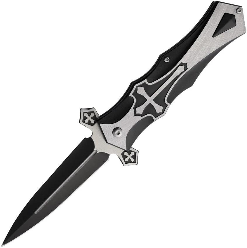 ElitEdge Knight Linerlock A/O Black 10-817BK by ElitEdge