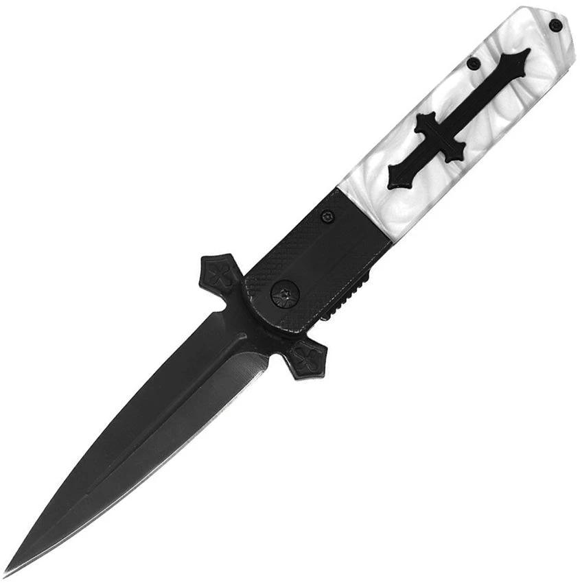 ElitEdge Knight Warrior Linerlock White 10-A137WPB by ElitEdge