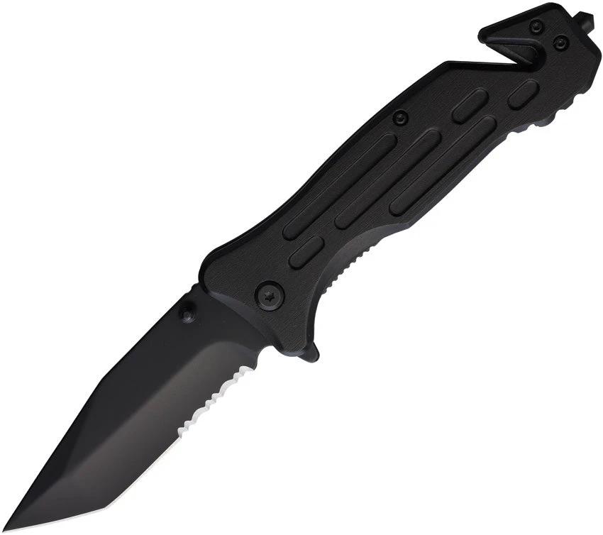 ElitEdge Rescue Linerlock A/O Black 10-A97TBK by ElitEdge