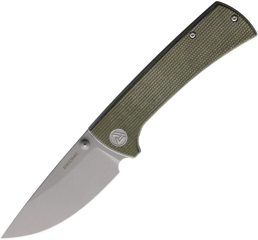 EIKONIC RCK9 Linerlock Green Mic 101SSGN by EIKONIC