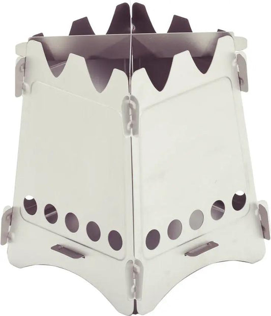 EmberLit Ultra Light Titanium Stove - Ultralight Packable No Fuel Required Sturdy For Any Pot by EmberLit