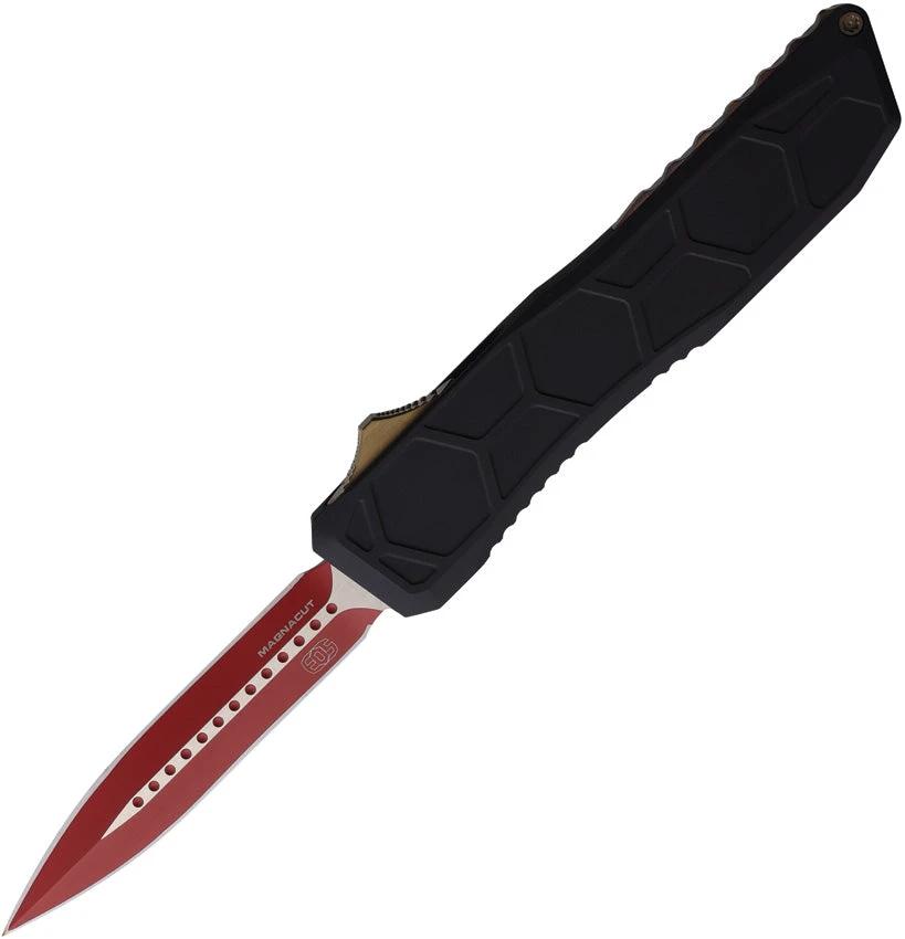 EOS Auto Harpoon OTF Blk/Red AUTO BLACK WITH RED DAGGER by EOS