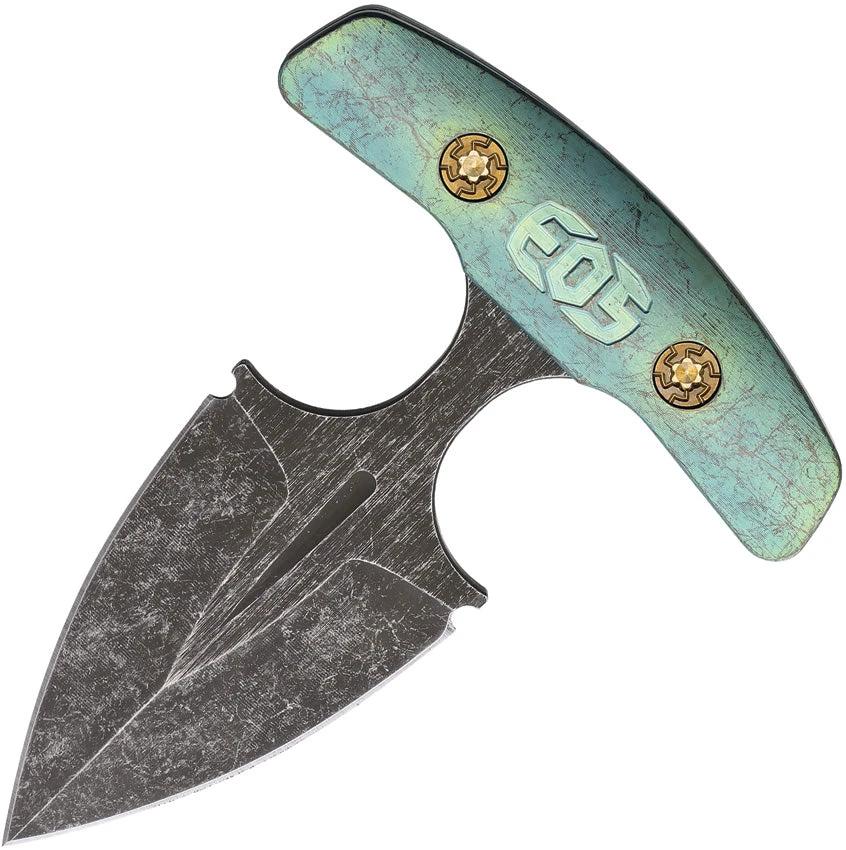 EOS Aztec Push Dagger Antique Ti H AZTEC DAGGER ANTIQUE TI HANDLE by EOS